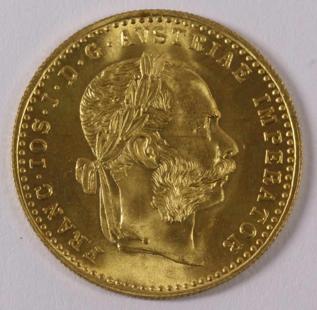 Münze, Österreich, 1 Dukaten, 1915, GG 986, ca. 3,45 gr.