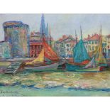 Paul-Baudry, Cecile, Maler des 19./20. Jh. "La Rochelle", sign., Ortsbez., Öl/Malpappe, 26 x 35 cm