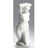 Bisquit-Porzellanfigur, "Ausschauende", Rosenthal, Kunstabteilung Selb, 1940, Entw.: Rudolf Kaesbach