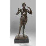 Bronze-Plastik, "Stehender, weiblicher Akt", Lachaise, Gaston de, 1886 - 1935, vollplastische,