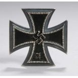 Orden, EK I, Drittes Reich, Eisernes Kreuz, flache Form mit breiter Nadel, Nadel geprägt bez. 20