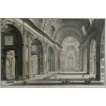 Piranesi, Giovanni-Battista, Rom 1720 - 1778 ebenda. "Basilica di S. Pietro in Vaticano",