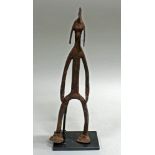 Figur, Mumuye, Nigeria, Afrika, Eisen, gesockelt, 38 cm hoch