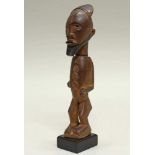 Figur, Teke, Kongo, Afrika, authentisch, Holz, 21.5 cm hoch, gesockelt