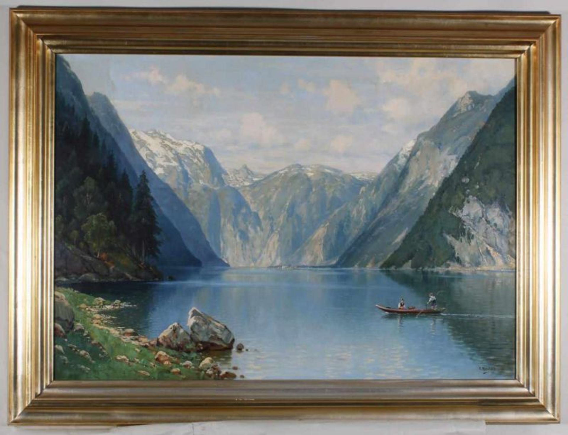 Bertold, Carl (geb. 1870, malte vor allem niederländische Stadtansichten und norwegische - Image 2 of 4