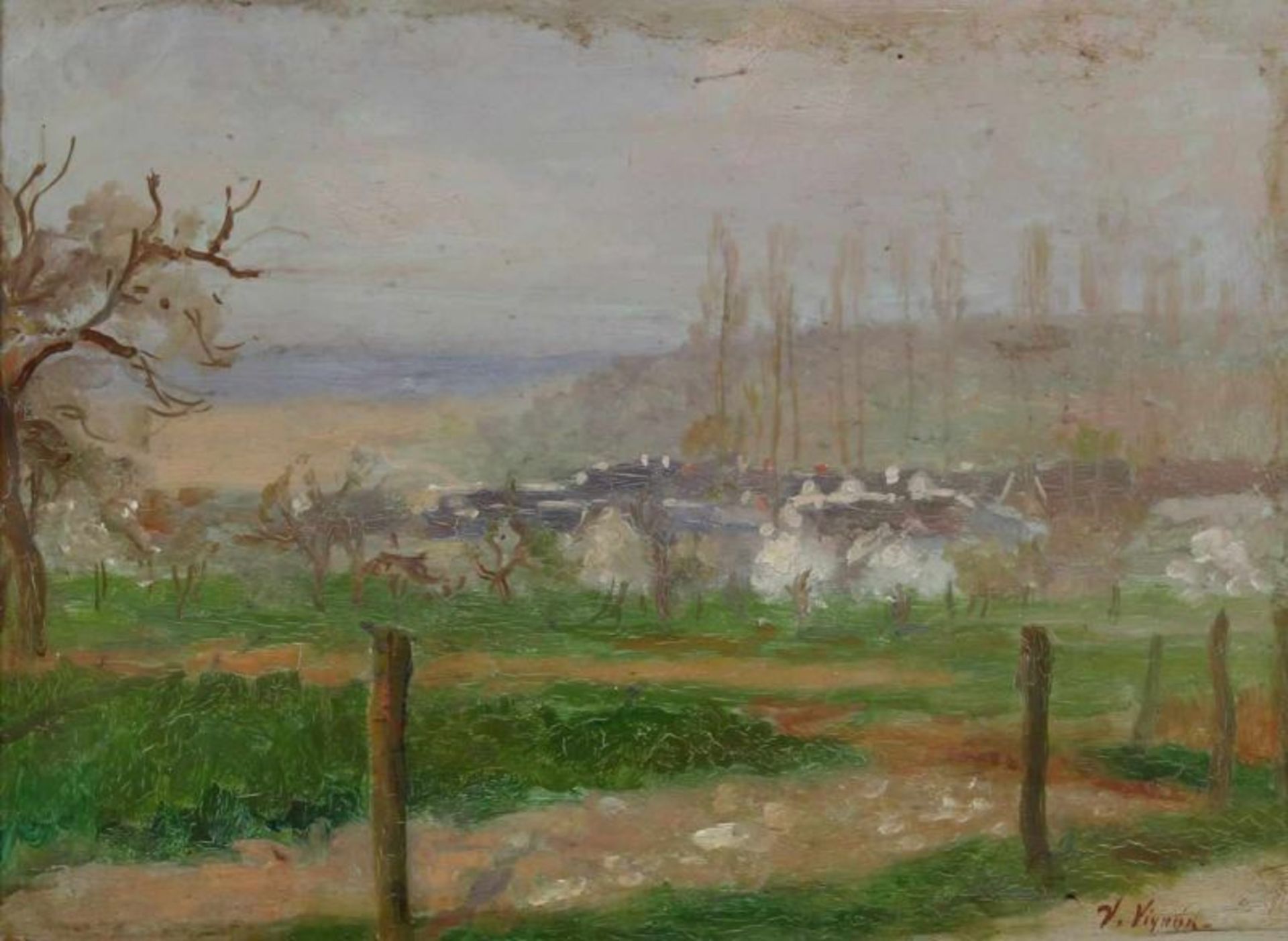 Vignon, Victor Alfred Paul (1847 Villers-Cotterets - 1909 Meulan, Schüler von Corot, von Pissarro