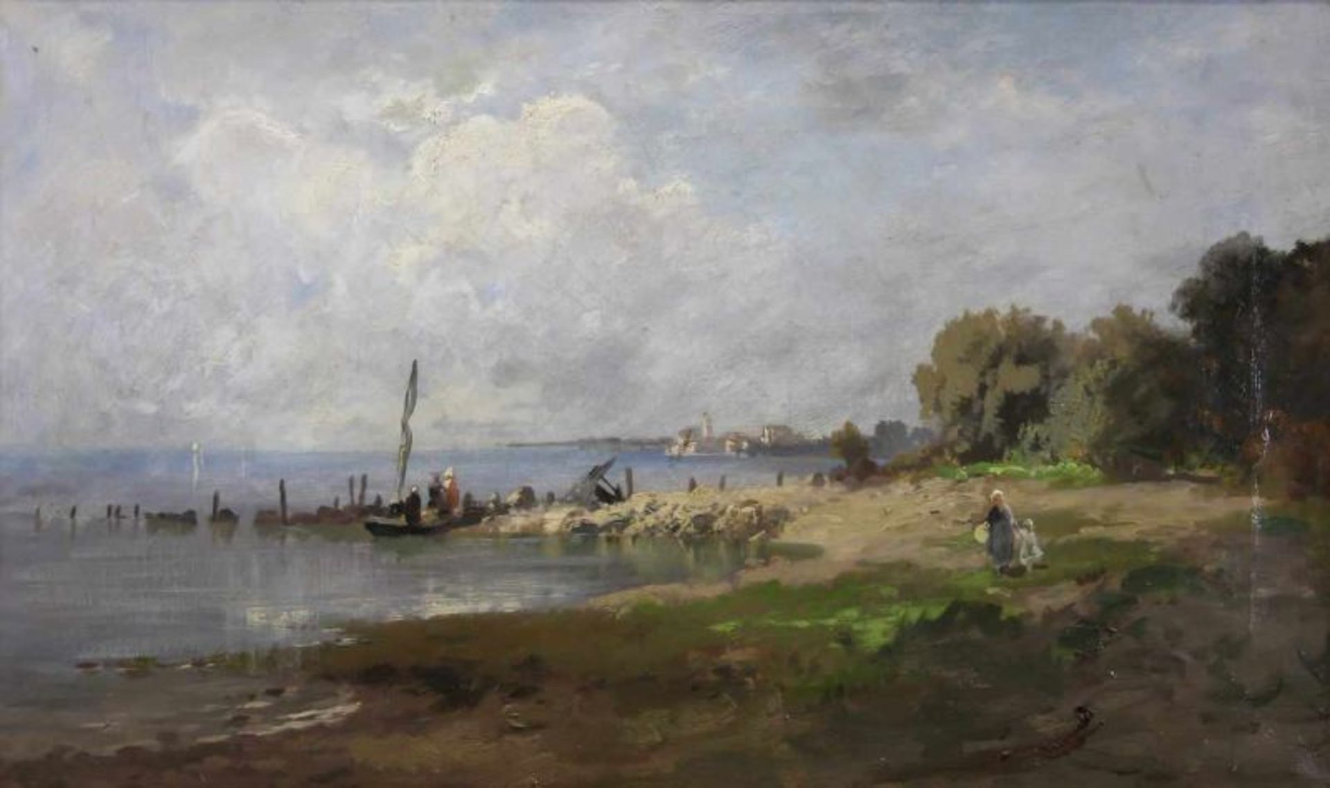 Heitinger, Paul (München 1841 - 1920, in München und Lindau tätiger Landschaftsmaler), "Sommer am