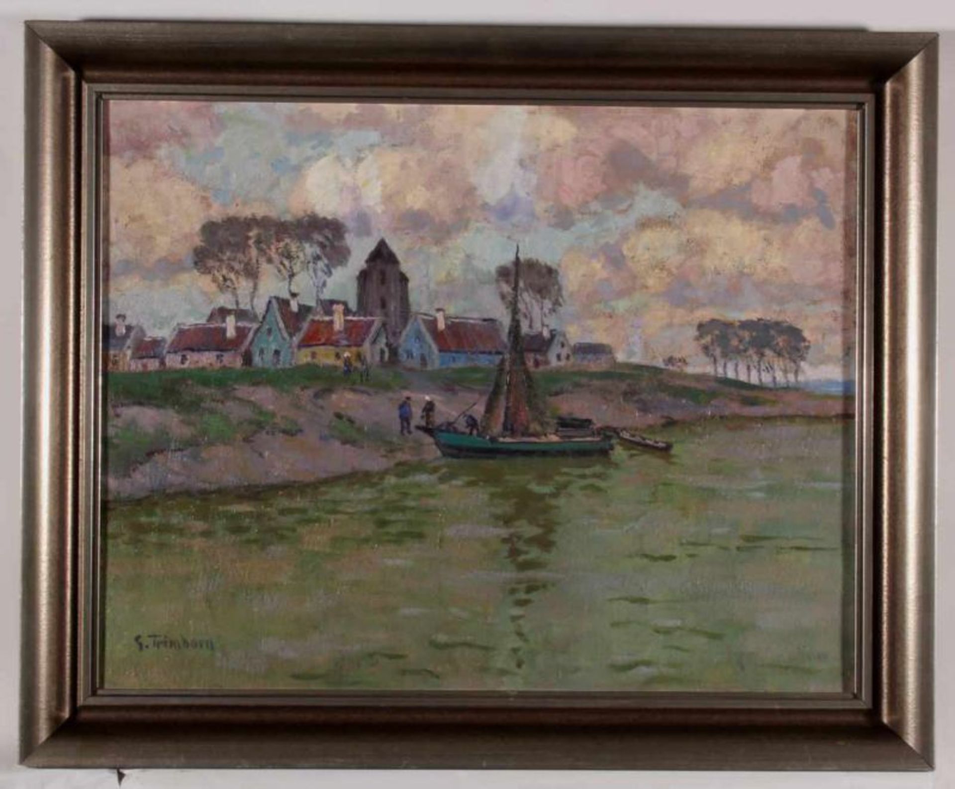 Trimborn, Gottfried (1887 Meckenheim - 1948 Bonn, bei Bonn tätiger Landschaftsmaler, studierte an - Image 2 of 3