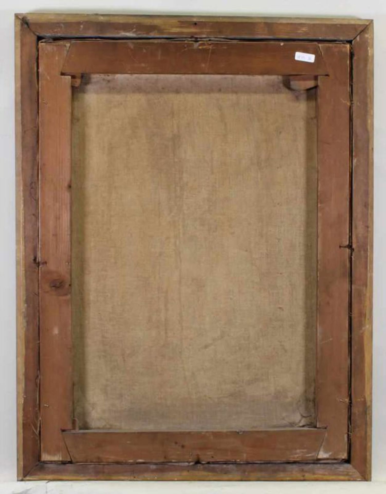Sakralmaler (19. Jh.), "Hl. Franz Xaver (?)", Öl auf Leinwand, 19. Jh., 65 x 47 cm 20.00 % buyer's - Image 3 of 3