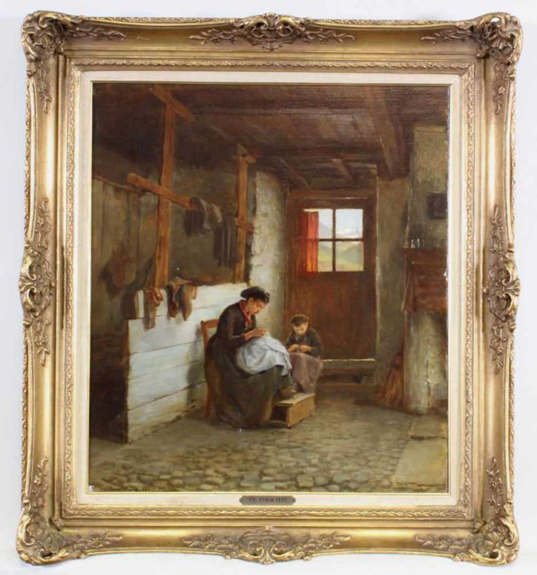 Frère, Pierre Edouard (1819 Paris - 1886 Ecouen, Schüler von Delaroche, Genremaler und Grafiker), " - Image 2 of 4