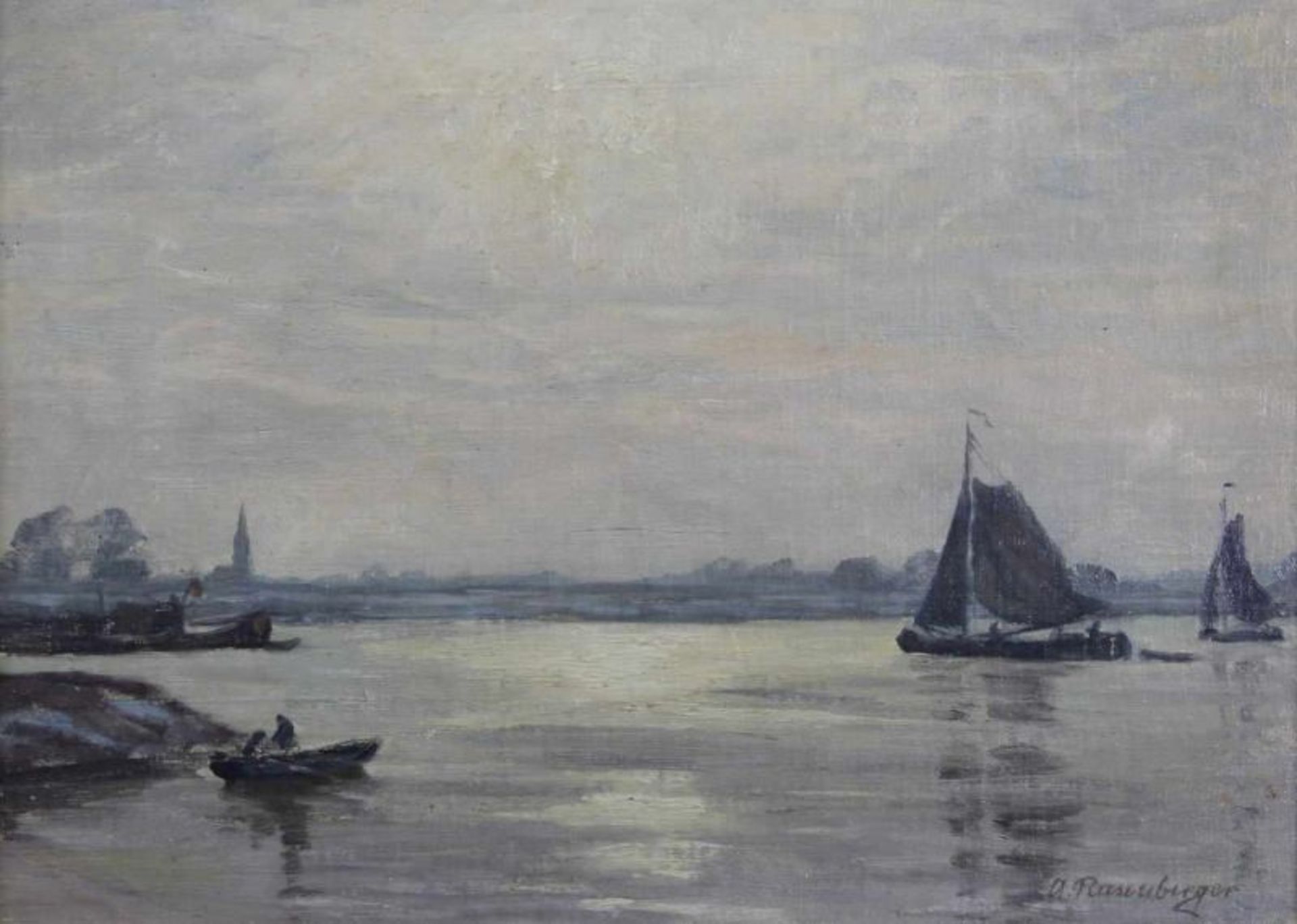 Rasenberger, Alfred (1885 Düsseldorf - 1949 ebda., Schüler der KA Düsseldorf, malte vor allem