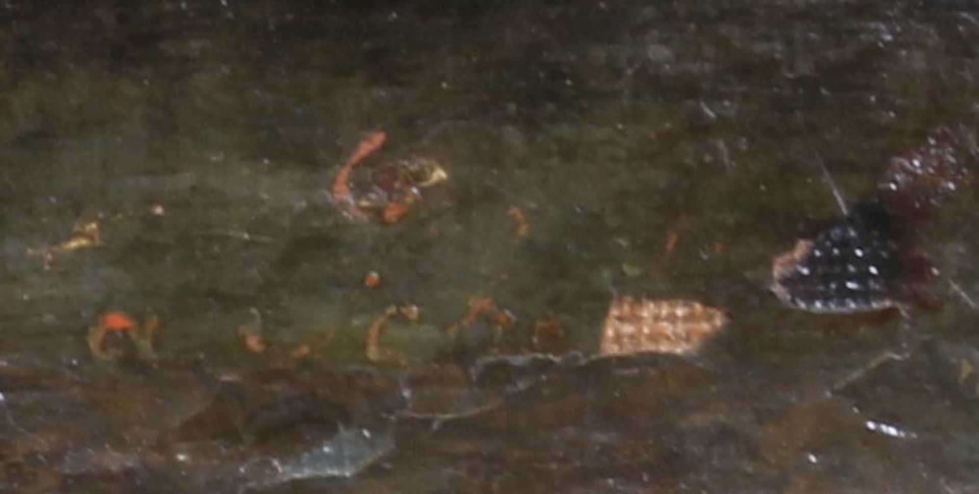 Landschaftsmaler (19./20. Jh.), Pendants, "Wäscherinnen bzw. Reisende vor Gebirgsorten", Öl auf - Image 8 of 9