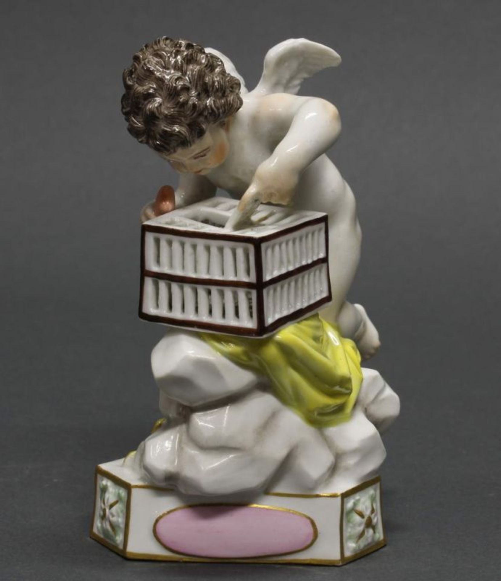 Porzellanfigur, "Devisenkind Je le captive", Meissen, Schwertermarke, 1850-1924, 1. Wahl, - Image 3 of 5