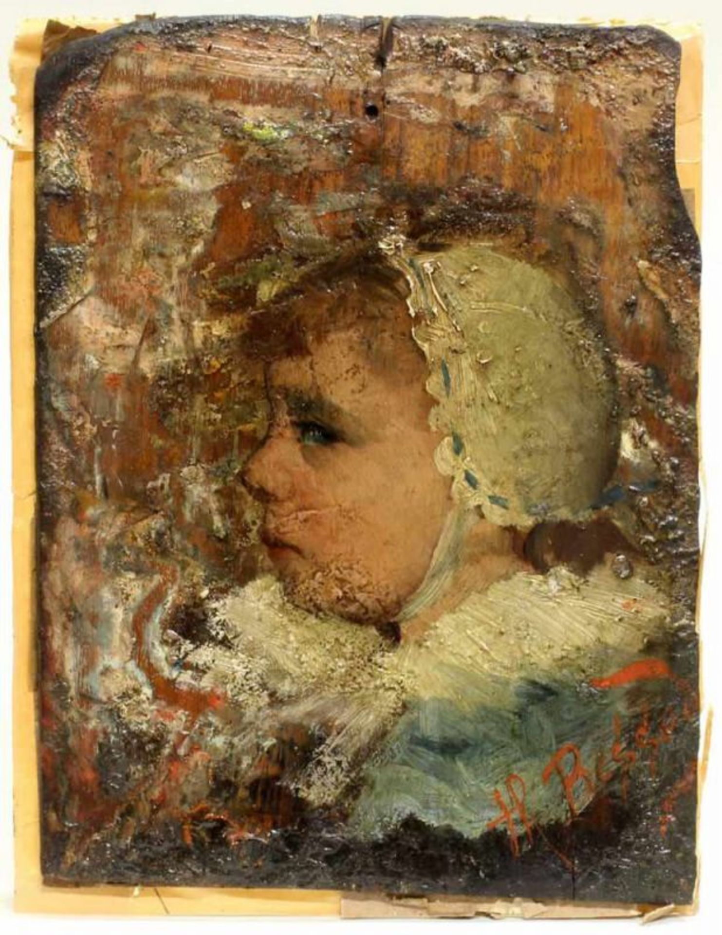 Bessede, Raoul Henri ( gestorben 1890 in Frankreich, Genre- und Porträtmaler), wohl, " - Image 3 of 5