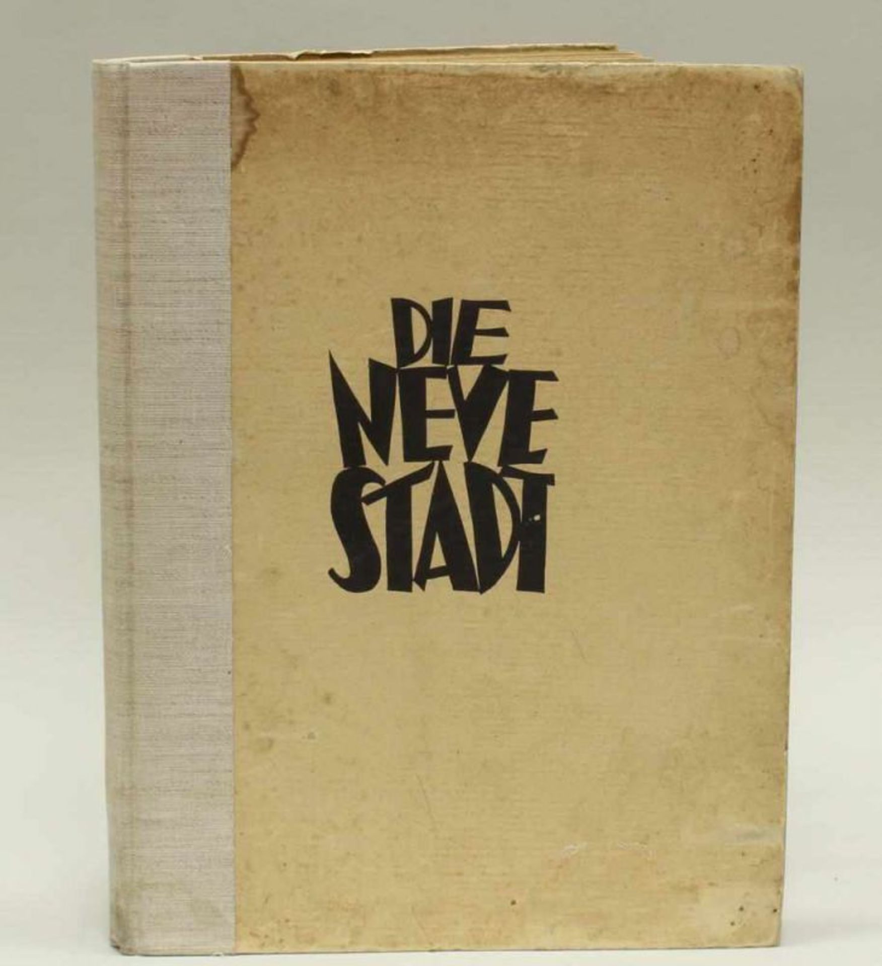 Buch, "Die neue Stadt", O.R. Schatz, mit Holzschnitten, 1926-27, leicht fleckig 20.00 % buyer's