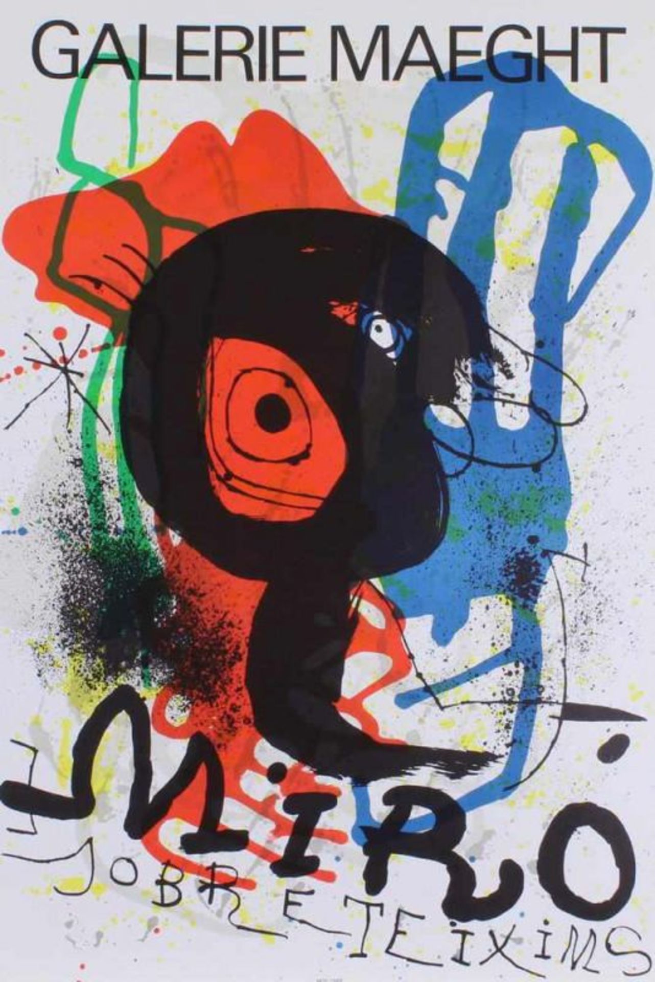 Miro, Joan (1893 Montroig - 1983 Calamajor/Mallorca), 2 Farblithografien, "Sculptures" (1970), "