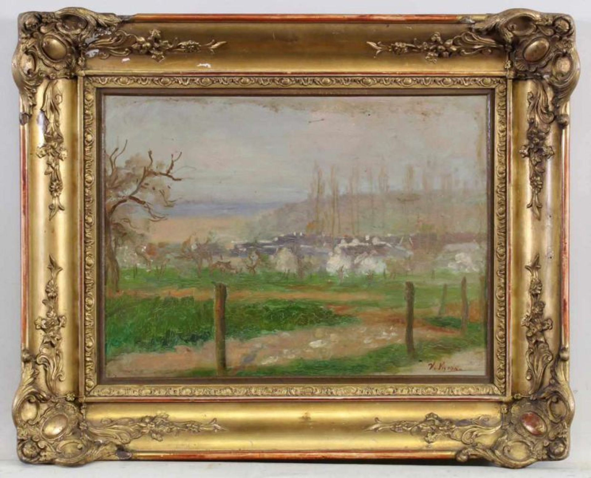 Vignon, Victor Alfred Paul (1847 Villers-Cotterets - 1909 Meulan, Schüler von Corot, von Pissarro - Image 2 of 4