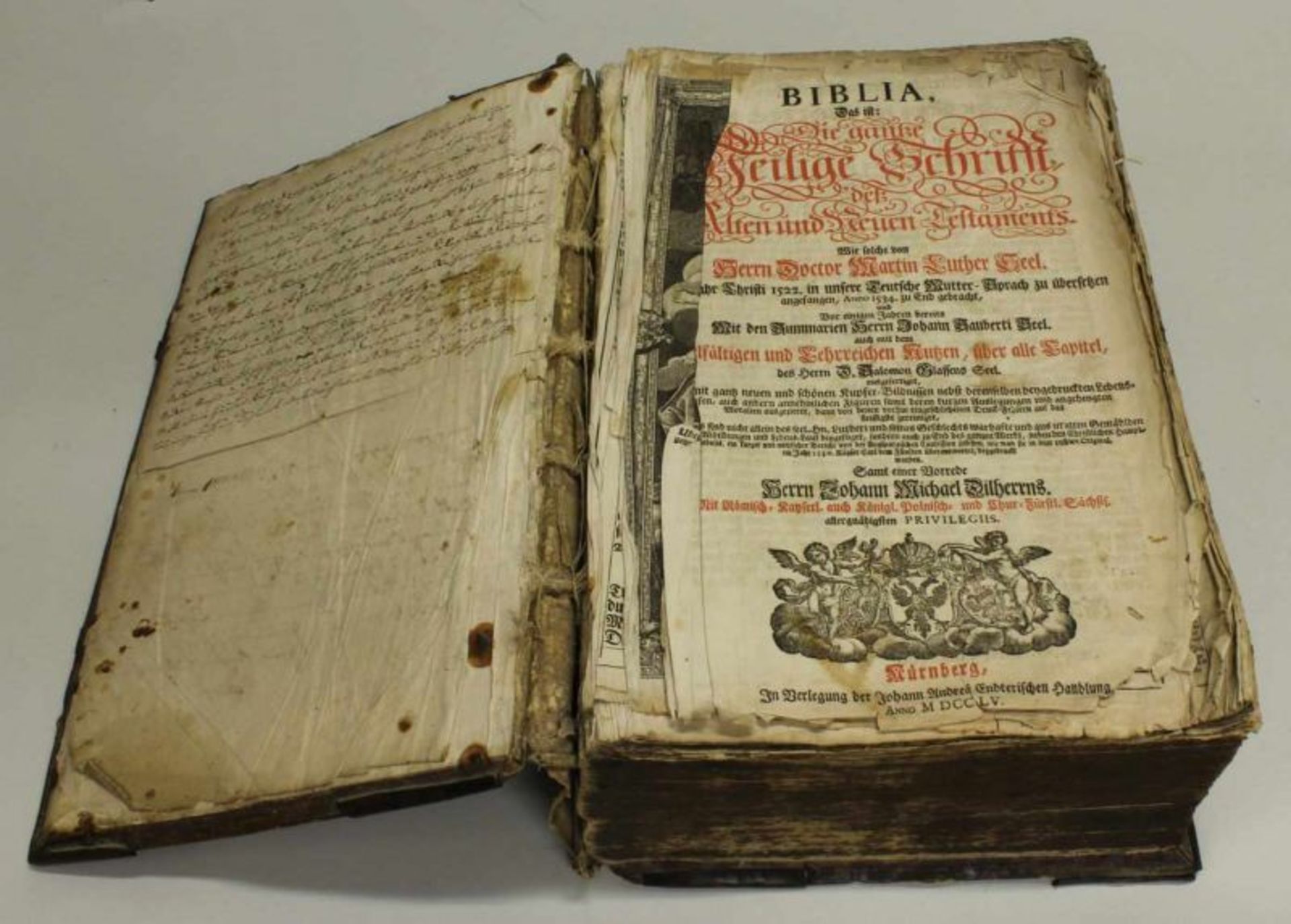 Martin Luther, "Biblia, Das ist: Die Gantze Heilige Schrifft", Vorrede von Johann Michael Dilherr,