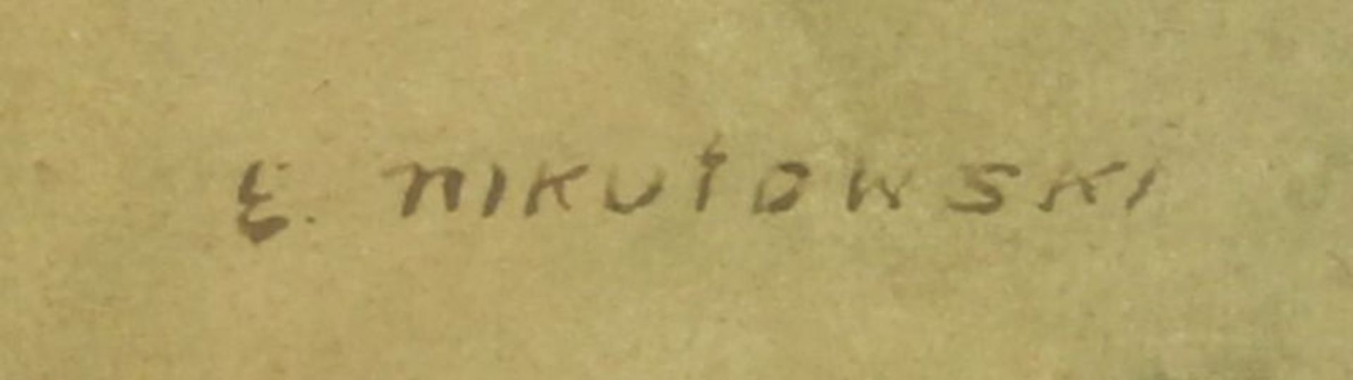 Nikutowski, Erich (1872 Düsseldorf - 1921 Kaub am Rhein, Schüler der KA Düsseldorf, dort tätiger - Image 3 of 4