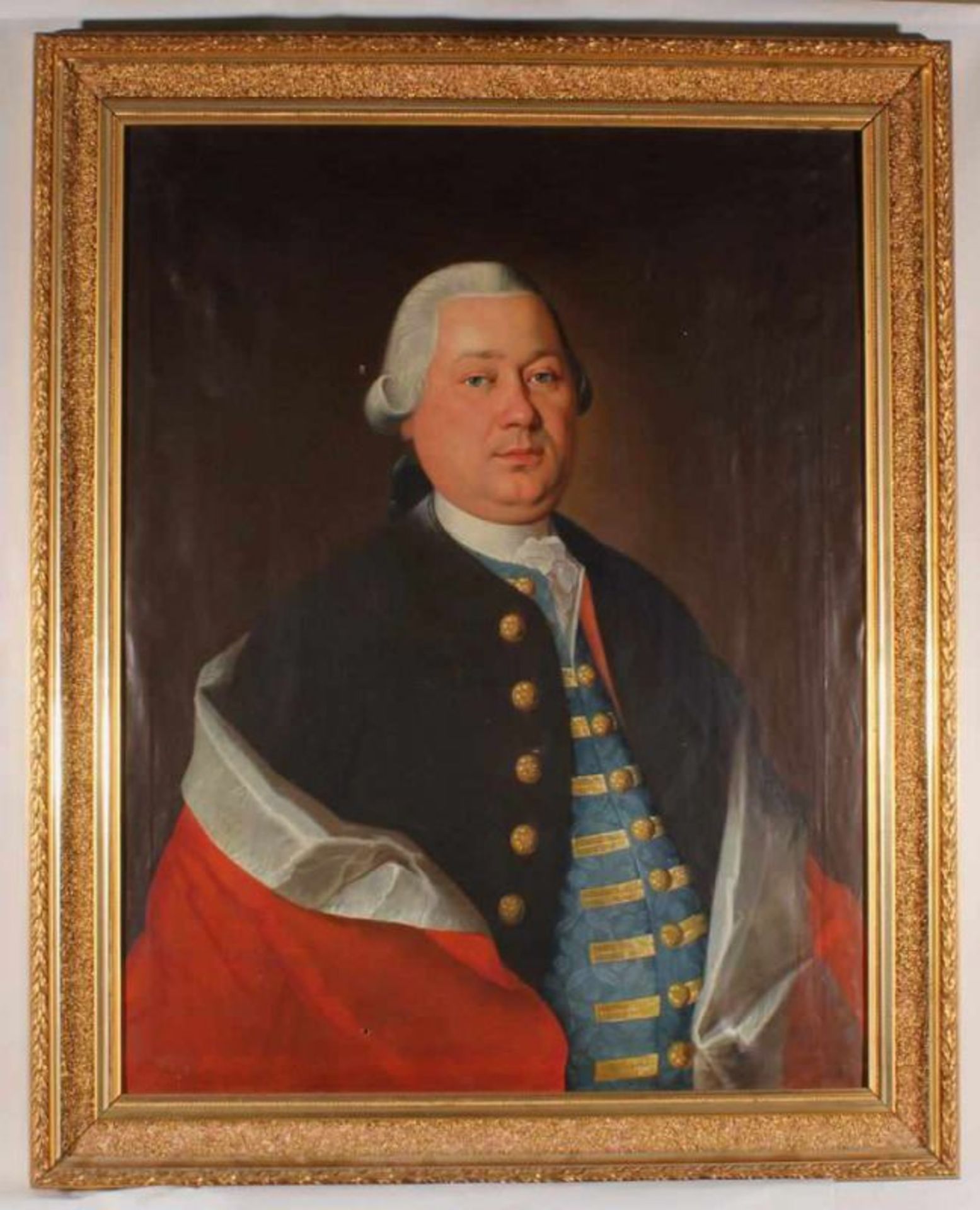 Porträtist (18. Jh.), Pendants, "Porträt Johann Christoph Jacoby", Sohn des herzoglichen - Image 6 of 9