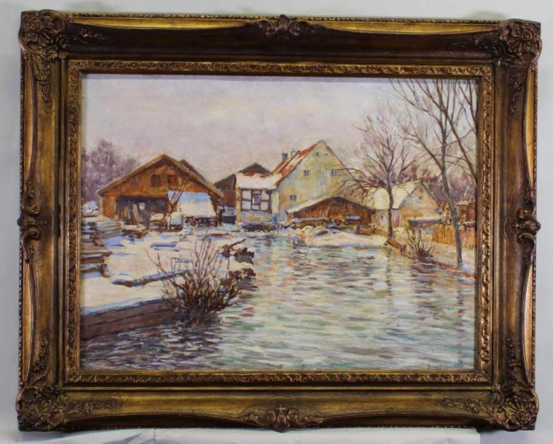Osswald, Fritz (1878 Zürich - 1966 Starnberg, impressionistischer Landschaftsmaler, vor allem von - Image 2 of 4