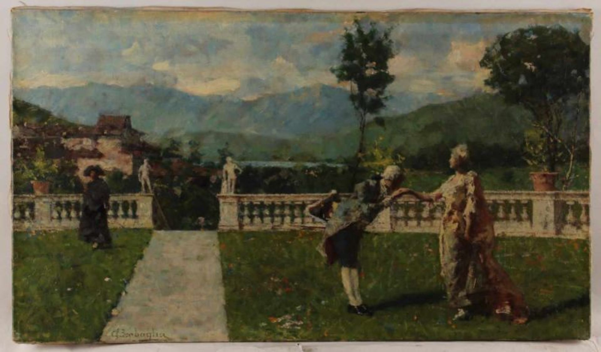 Barbaglia, Giuseppe (1841 Mailand - 1910, Studium an der KA Mailand bei Bertini, in Mailand - Image 3 of 5