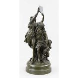 Clodion (Nancy 1738 - 1814 Paris, recte Claude Michel) nach Große Figurengruppe "Bacchanale", Bronze