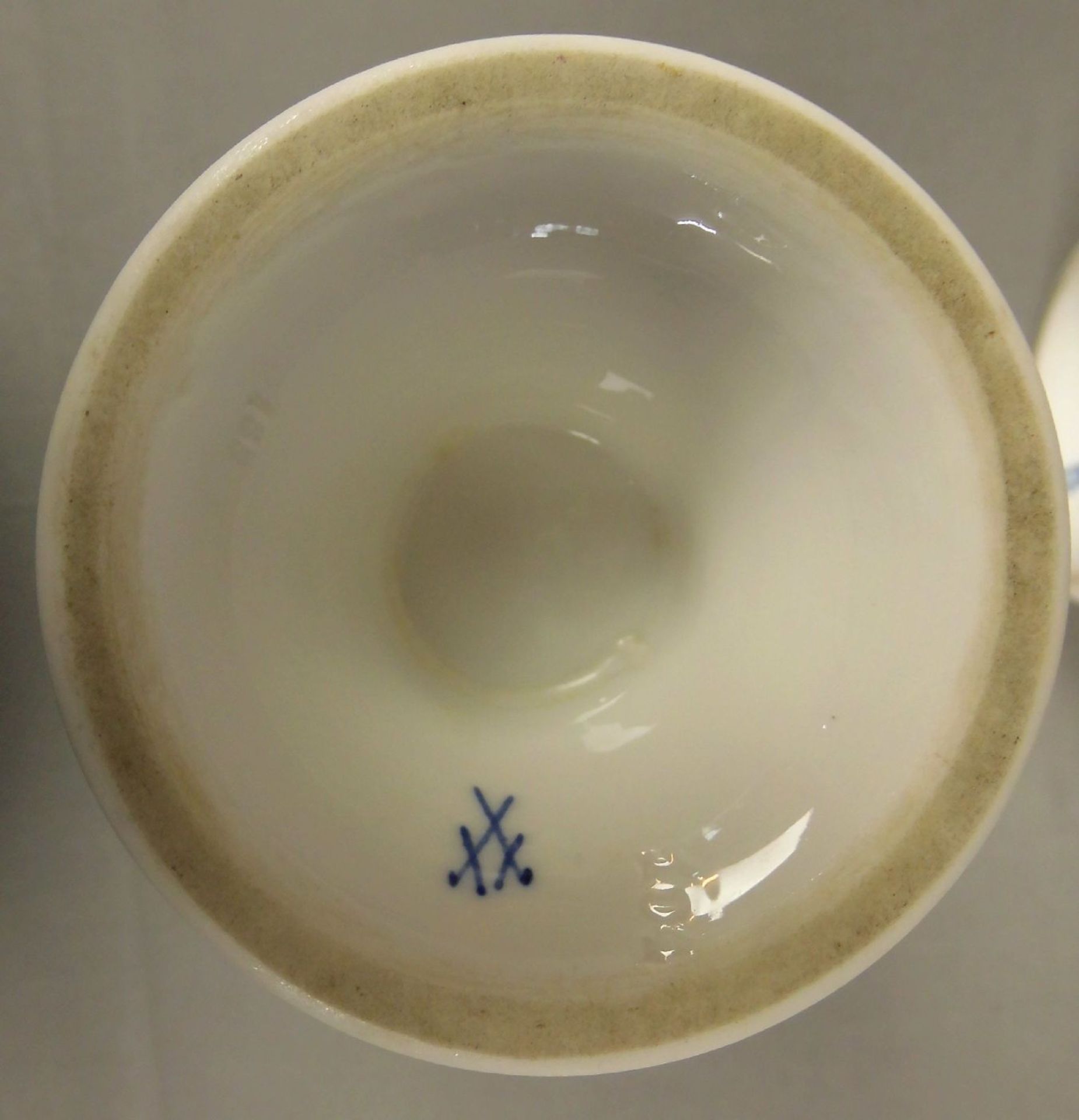 PAAR VASEN / pair of vases, Porzellan, Manufaktur Meissen, unterglasurblaue Knaufschwertermarke, - Image 4 of 4