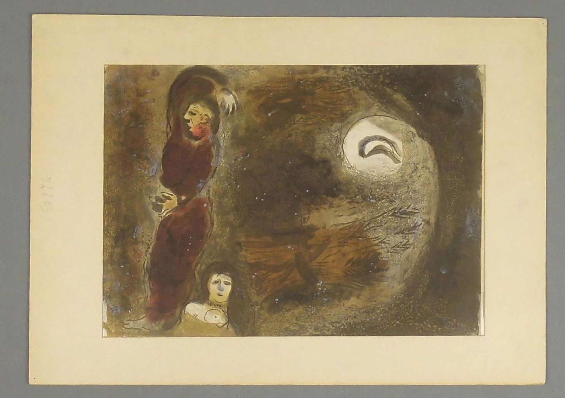 CHAGALL, MARC (1887 Witebsk - 1985 St. Paul de Vence), Farblithographie / Künstlersteinzeichnung /