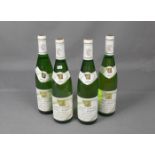 4 WEINFLASCHEN: "1992er Wehlener Sonnenuhr Riesling - Hochgewächs, Mosel-Saar-Ruwer, Weingut