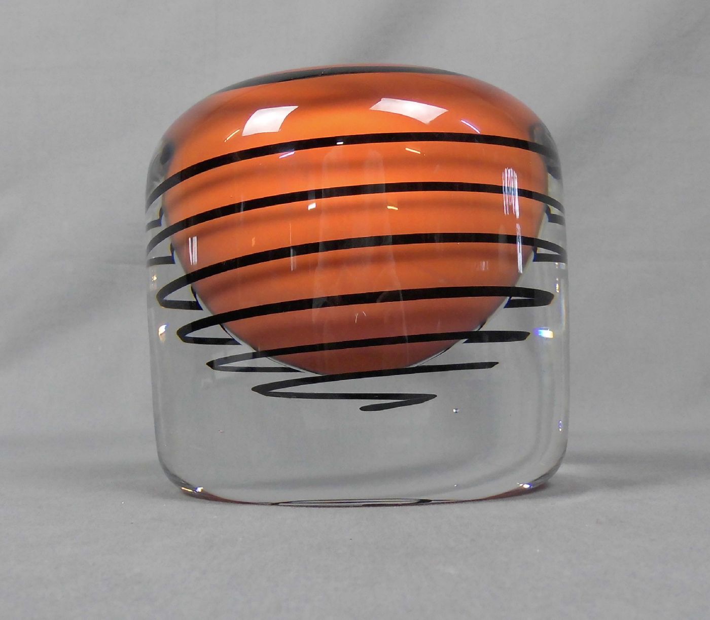 ALBERIUS, OLLE (1926-1993): Vase / Vasenobjekt, Manufaktur Örrefors, Kopenhagen, 1960er / 1970er - Image 2 of 4