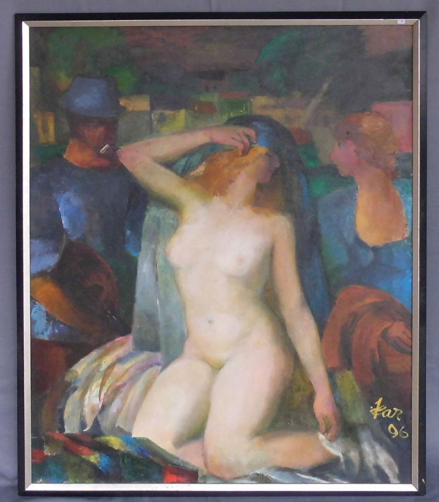 ZARINS, INDULIS (auch Zarinsch, lettischer Künstler aus Riga, 1929-1997), GEMÄLDE / painting: "