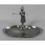 FIGÜRLICHE VISITENKARTEN - SCHALE / bowl, Jugendstil, um 1900, WMF - Württembergische Metallwaren