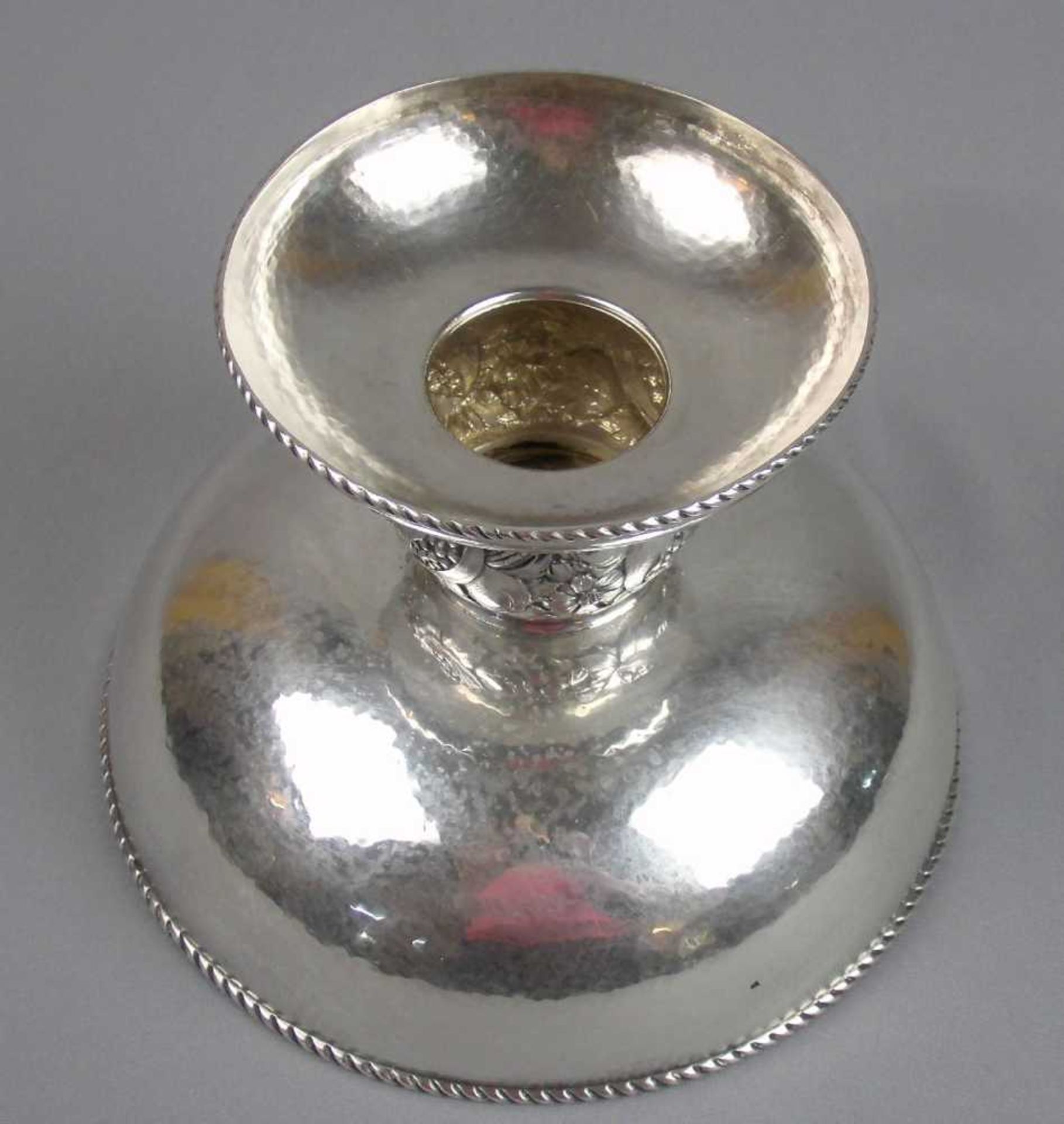 FUSSSCHALE / SCHALE, 800er Silber (538 g), deutsch, gepunzt mit Halbmond, Krone, Feingehaltsangabe - Image 3 of 4