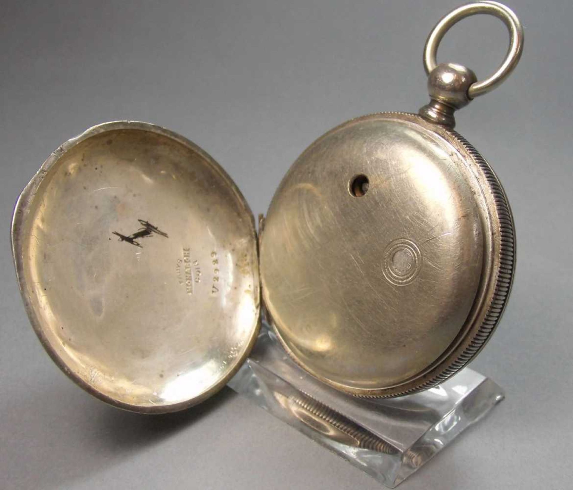 TASCHENUHR / pocketwatch, Elgin National Watch & Co., Illinois / USA, um 1890. Gehäuse bez. Fahys - Image 4 of 5