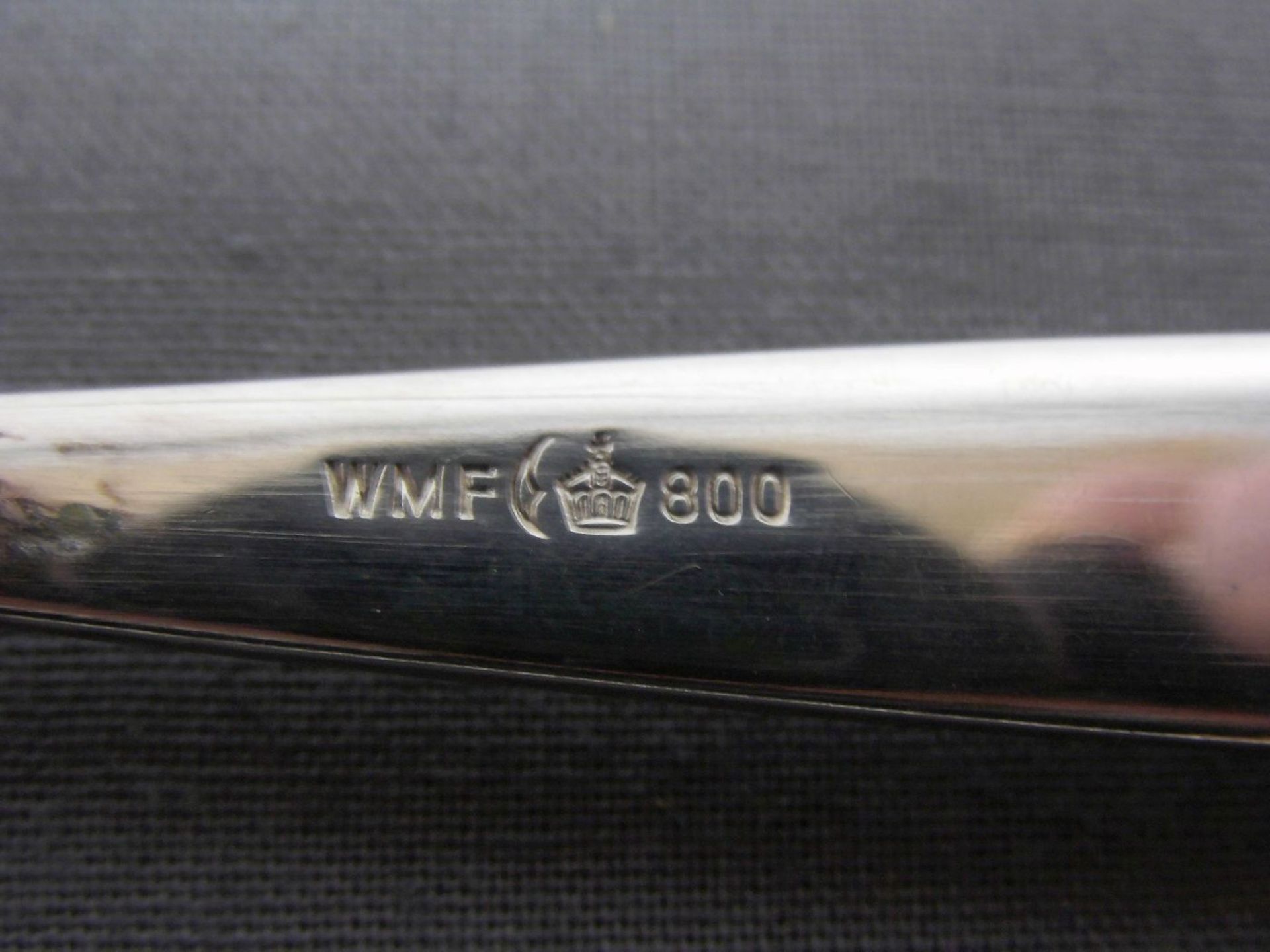 SPEISE - BESTECK / cutlery, WMF, 800er Silber (Gewicht ohne Messer: 1173 g, mit Messer: 1481 g). - Image 4 of 4