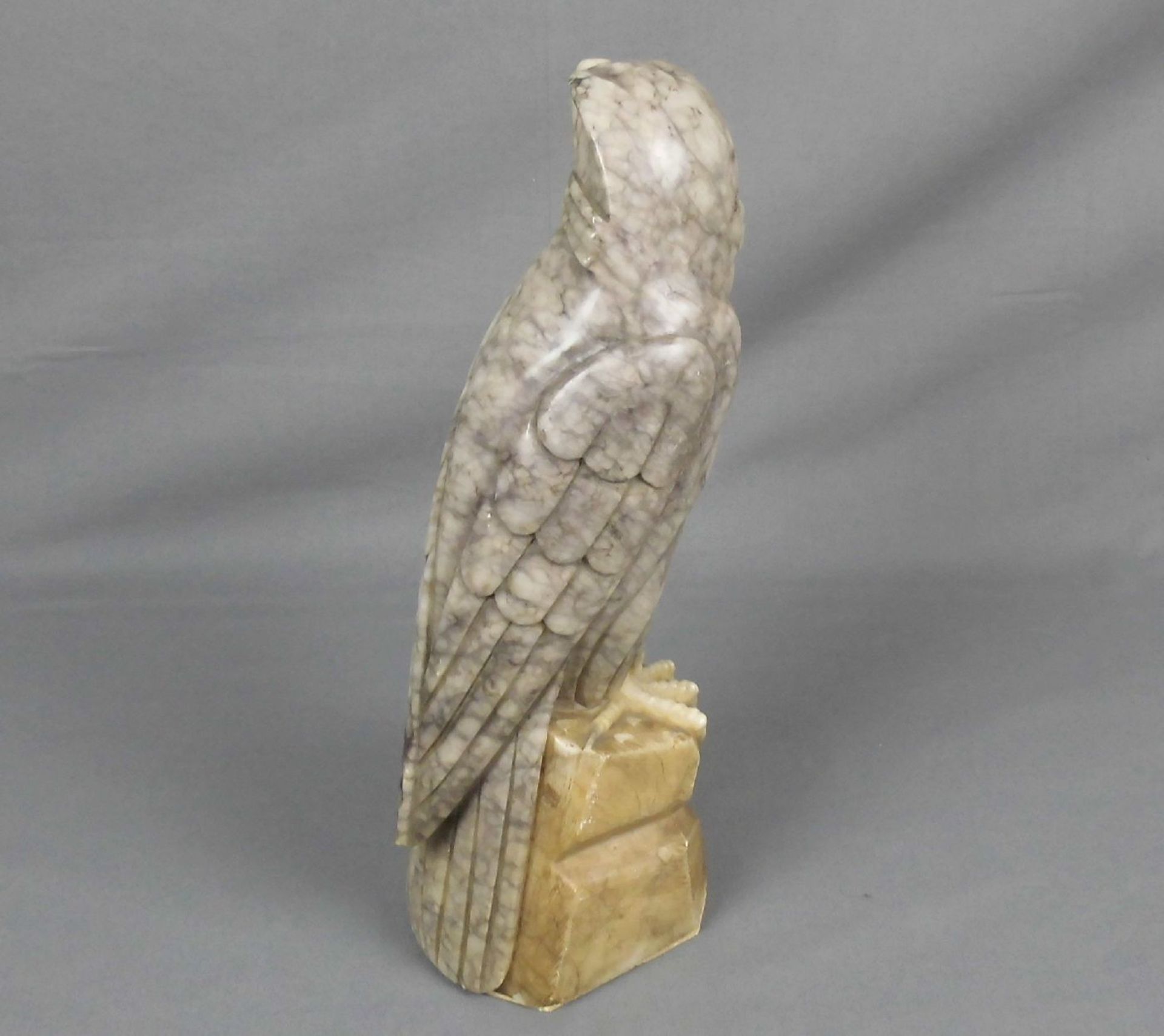 ANONYUMUS (dt. Bildhauer des 19./20. Jh.), Skulptur / sculpture: "Adler", Marmor; naturalistisch - Image 3 of 3