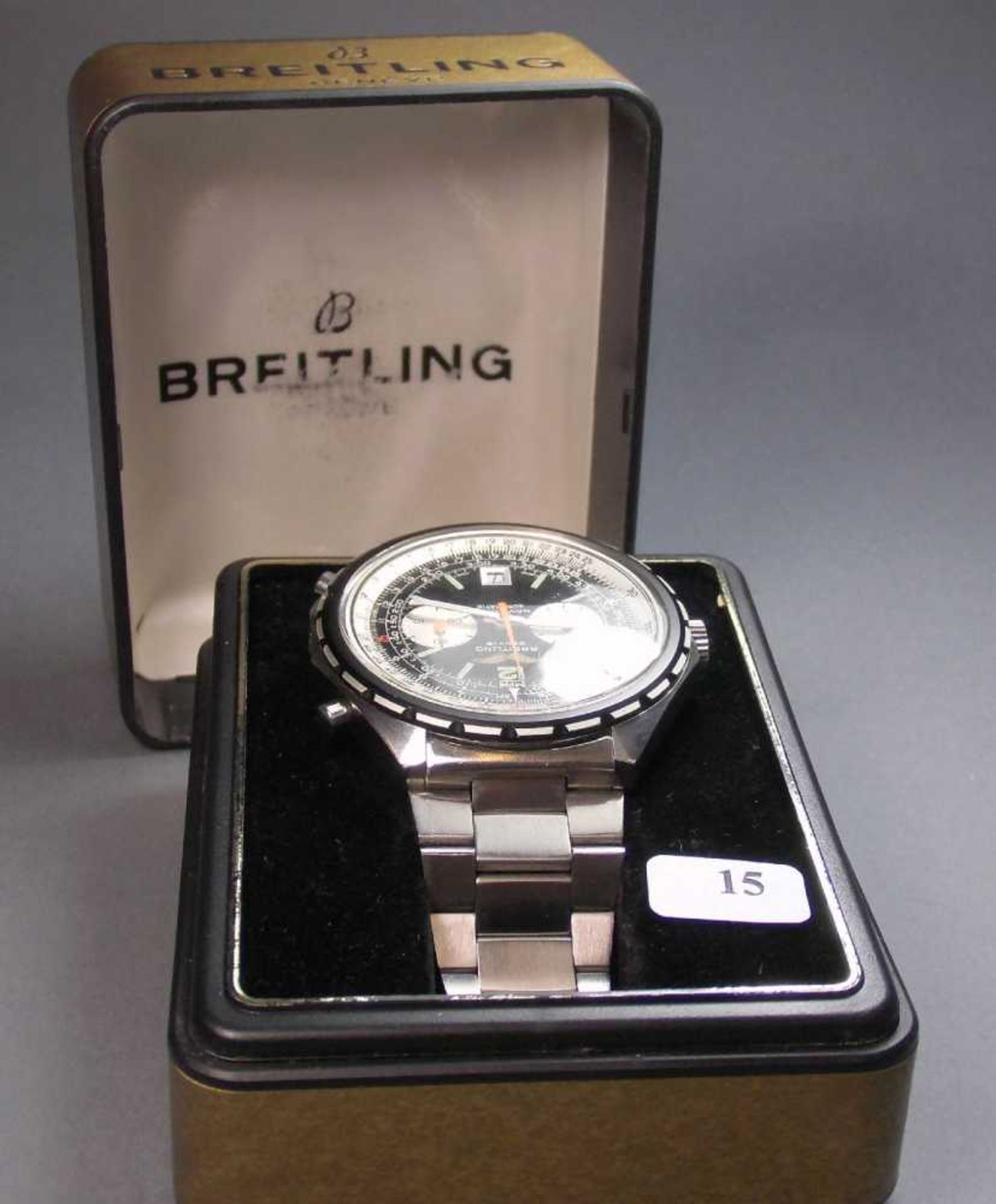 BREITLING FLIEGERUHR für die IRAQI AIR FORCE "Navitimer" / wristwatch, Ref. 1806, Kaliber 12 ( - Image 2 of 4