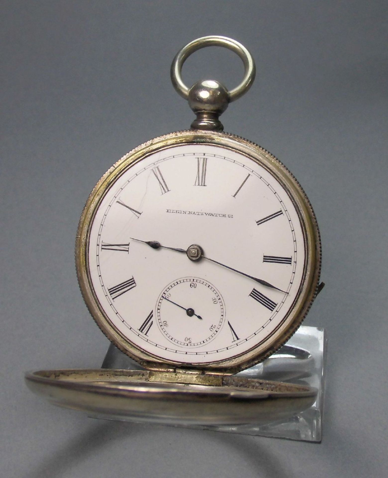 TASCHENUHR / pocketwatch, Elgin National Watch & Co., Illinois / USA, um 1890. Gehäuse bez. Fahys - Image 2 of 5