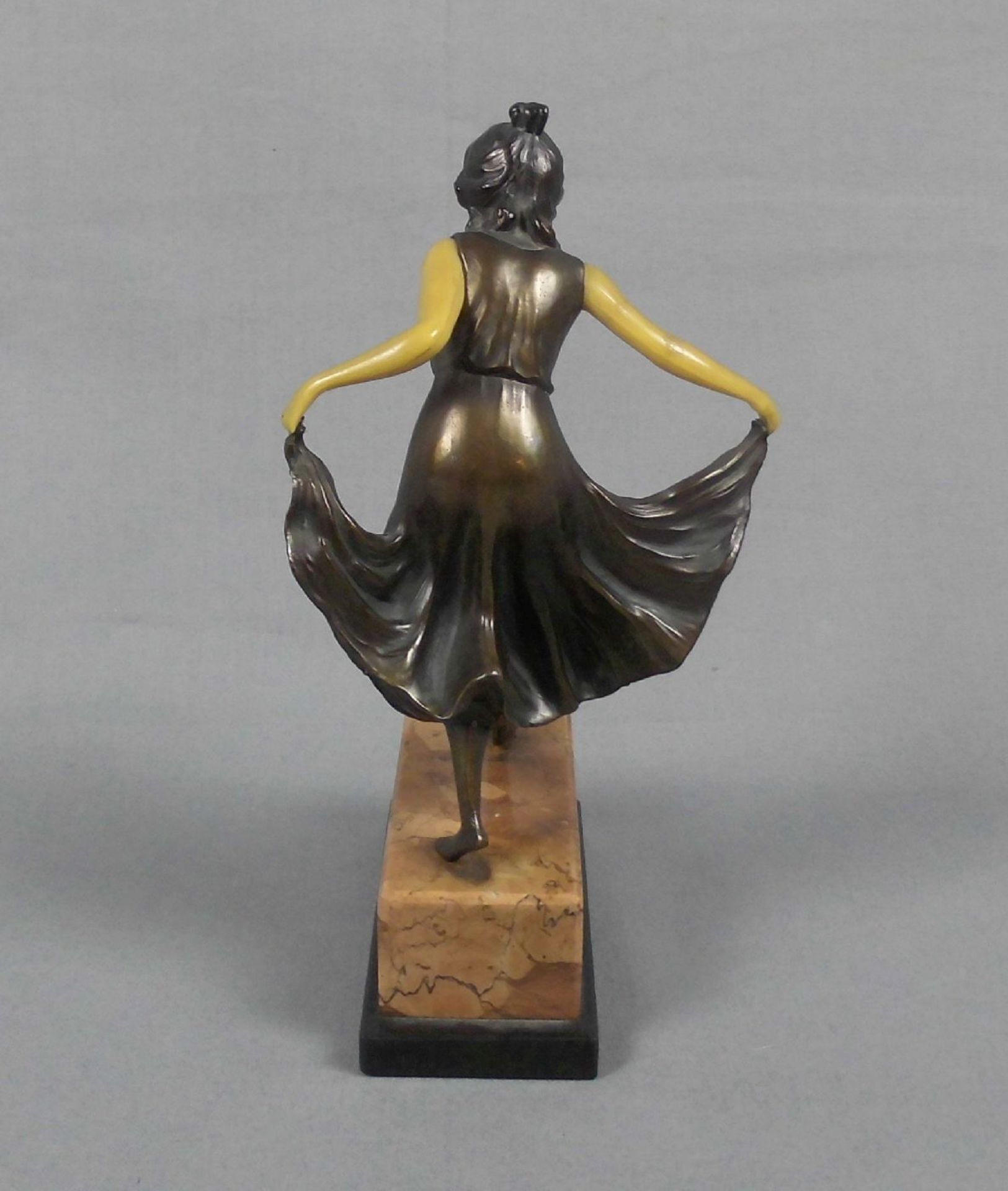 ANONYMUS (Bildhauer des 19./20. Jh.), Skulptur / sculpture: "Tänzerin", Jugendstil, um 1900, - Image 3 of 3
