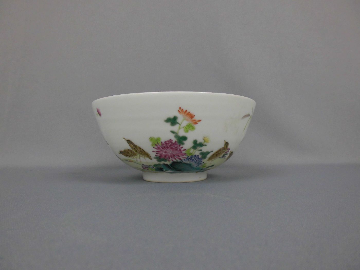 SCHALE / bowl, China, Porzellan, unter dem Stand gemarkt Qing Dynastie / Xuantong 1909-1912.