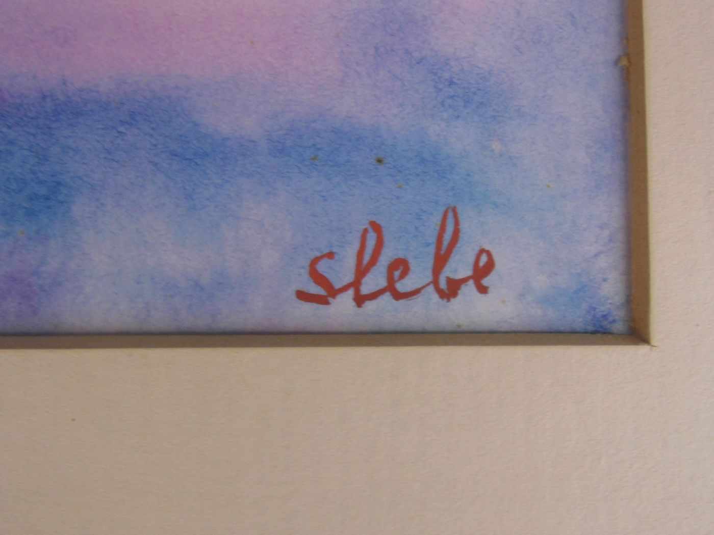 SLEBE, FERRY (eigentlich FERDINAND JOSEPH SLEEBE, Almelo 1907-1994 Den Haag), Aquarell / - Bild 2 aus 3