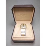 CHOPARD HERRENARMBANDUHR "ST. MORITZ" / wristwatch, Chopard / Genf, Stahl und 750er Gold,