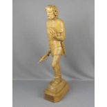 ESTERHAMMER, JOSEF (Bildhauer des 20. Jh.), Skulptur / sculpture: "St. Hubertus", Weichholz und