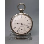 TASCHENUHR / pocketwatch, Elgin National Watch & Co., Illinois / USA, um 1890. Gehäuse bez. Fahys