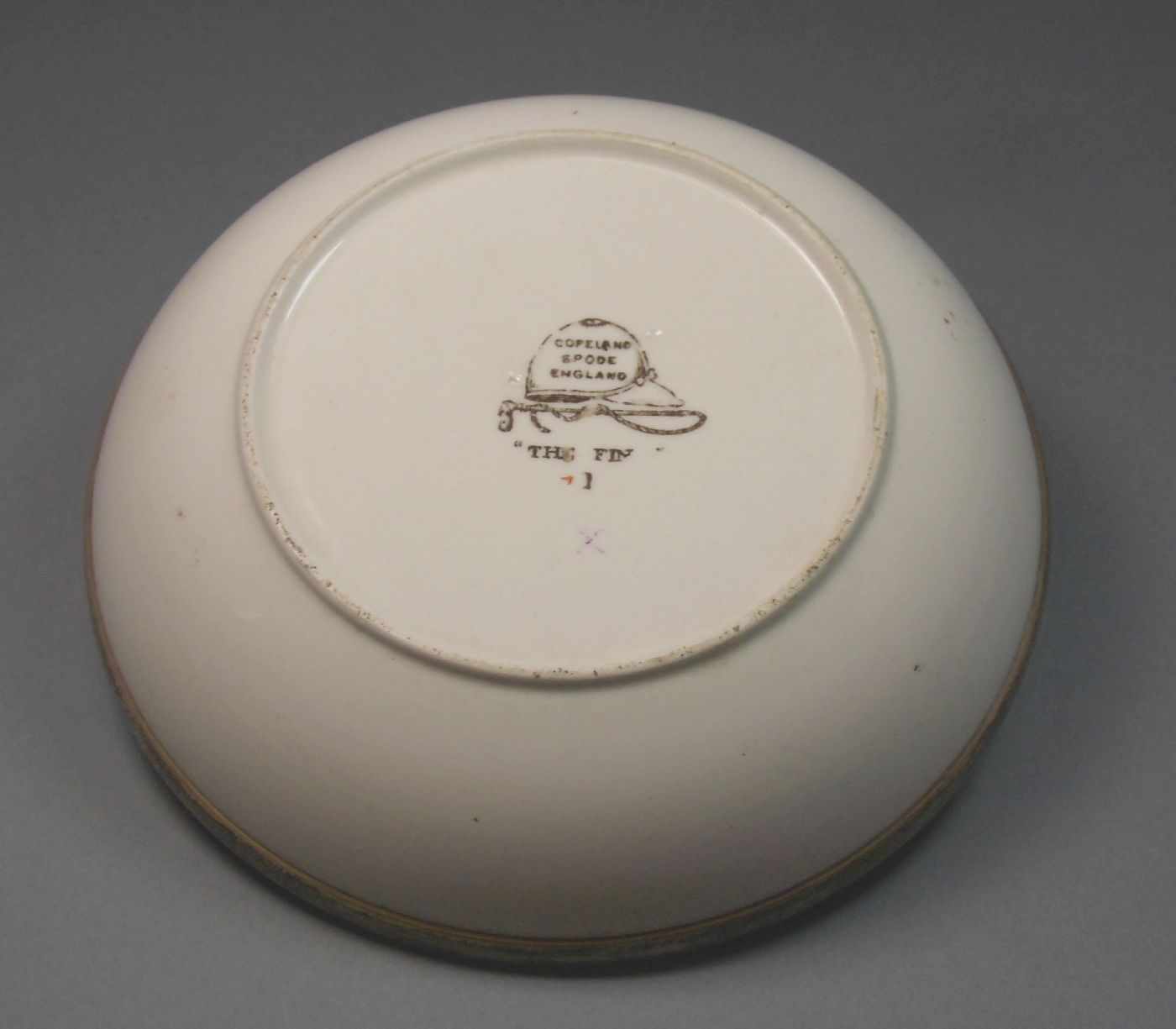 KLEINE SCHALE / GEBÄCKSCHALE / little bowl, Keramik mit Silbermontur (925er Silber), - Bild 2 aus 3