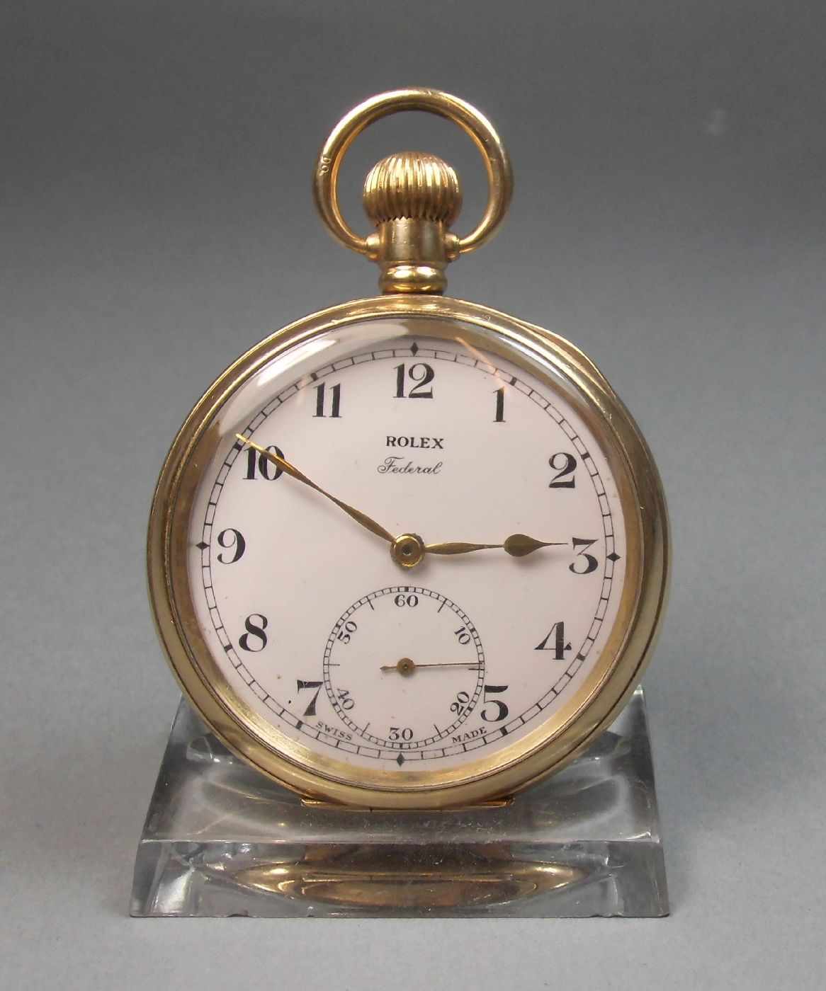 ROLEX TASCHENUHR / pocket watch, 1. H. 20. Jh., Schweiz / England, Firma Rolex / Genf, Kronenaufzug,