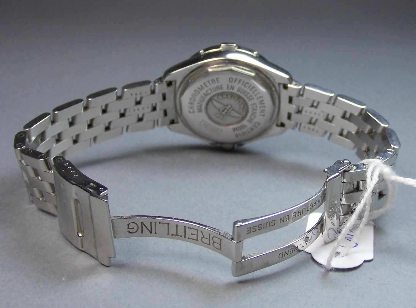 BREITLING "WINDRIDER / WINGS LADY" CHRONOMETER DAMENUHR / wristwatch, Edelstahlgehäuse, Lünette - Image 3 of 7