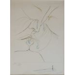 Dali, Salvador (1904-1989), bedeutender Surrealist. Lithographien, je u. re. sign. Dali, u.li. 126/