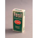 Henkel-Düsseldorf, Paket Waschpulver der Marke Persil, 1960er Jahre. Ungeöffnete Packung mit